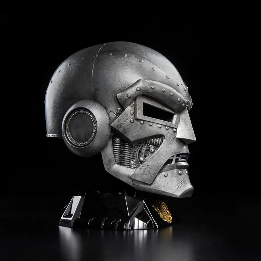Marvel Legends Doctor Doom Helmet Adult Gray Roleplay Collectible Mask Gear